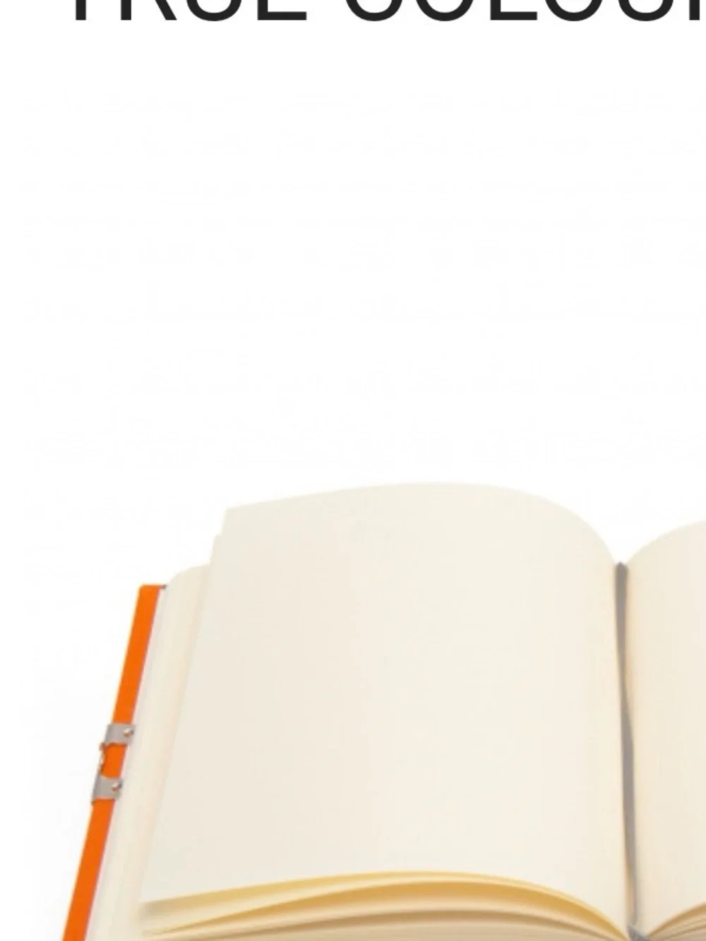 Germany Orange Linen Notebook - Compact Journal 6x6”